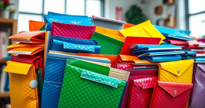Descubra o Envelope Bolha Colorido Perfeito
