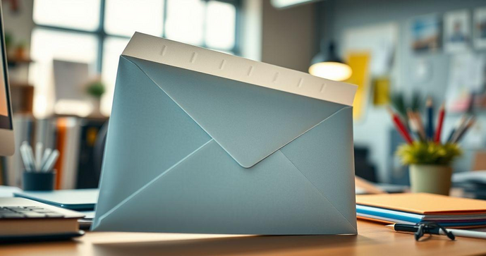 Envelope com adesivo como solução prática e moderna para envios
