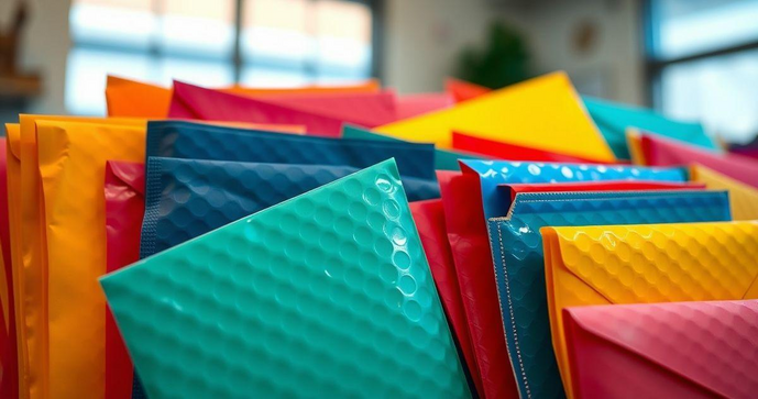 Envelope bolha colorido é a escolha perfeita para proteger seus envios com estilo e segurança.